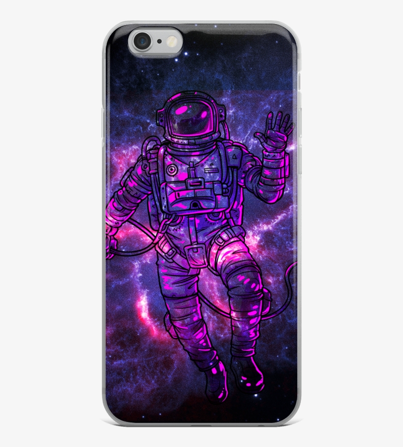 Spaceman Fade Pink Iphone Case - Iphone, transparent png #850647