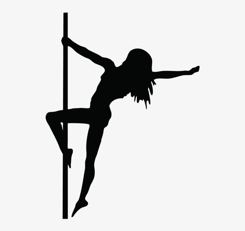 Pole Dancer Silhouette, transparent png #850695