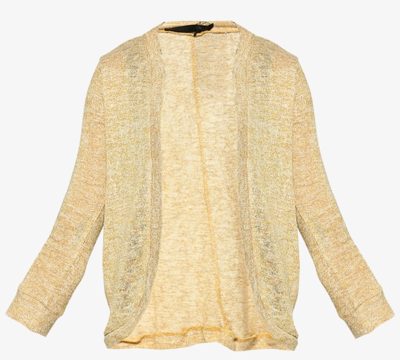 Abof Women Light Brown Regular Fit Shrug - Cardigan, transparent png #851206