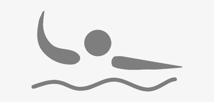 How To Set Use Dark Grey Swimmer Clipart, transparent png #851303