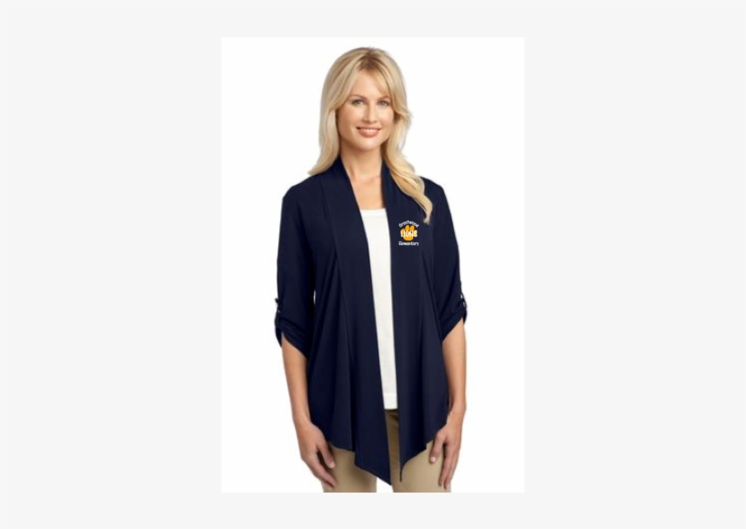 Date Today - Port Authority Women's Shawl Collar Concept Shrug,, transparent png #851331
