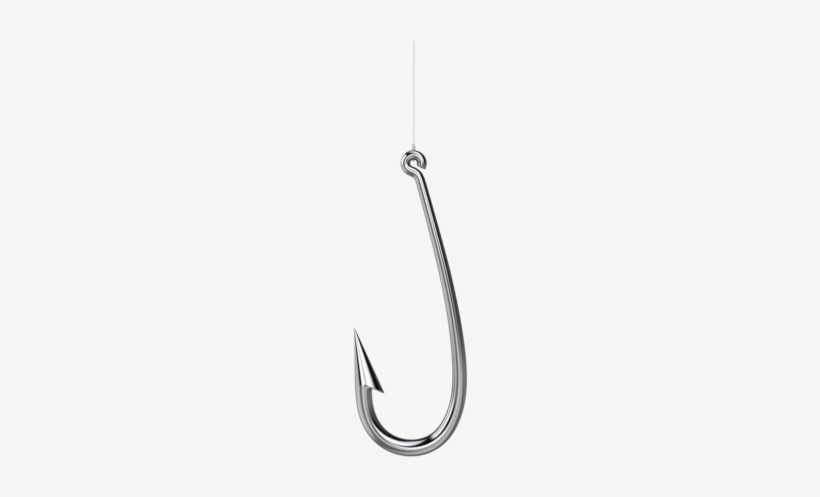 Fishing Hook Clipart Free - Fishing Line And Hook Png, transparent png #851356