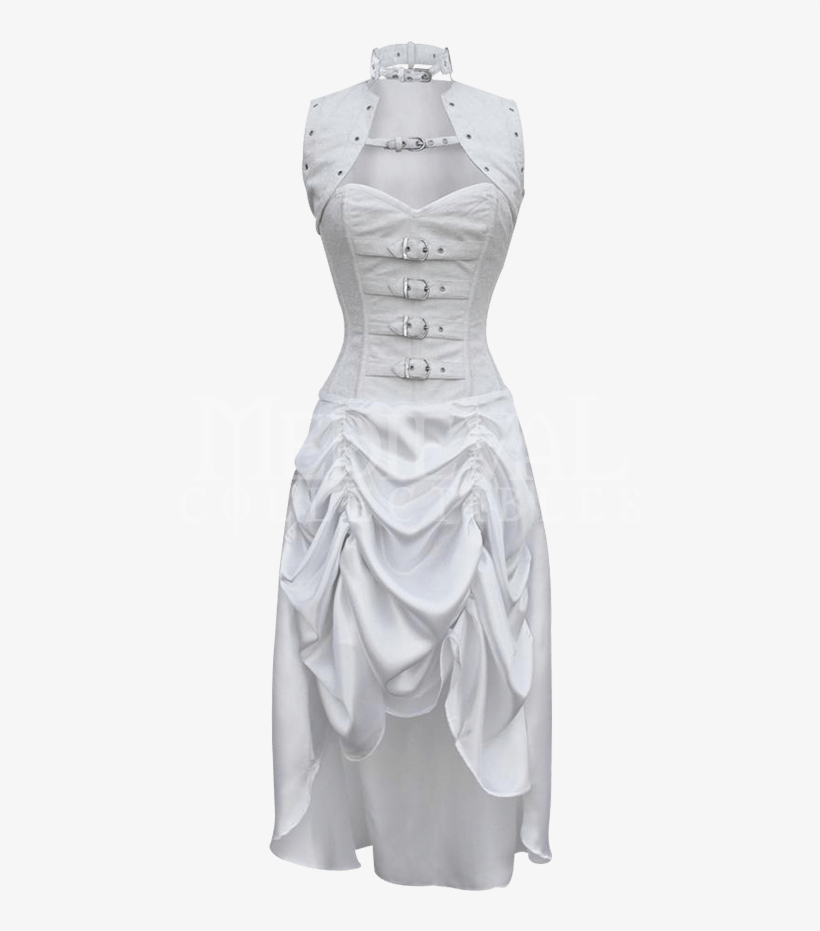 White Corset Dress, transparent png #851382