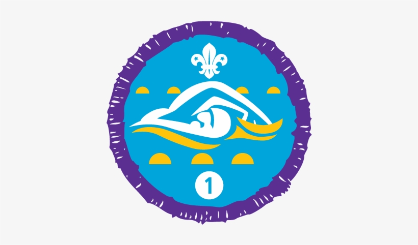 Swimmer - Scouts Nights Away Badge, transparent png #851385