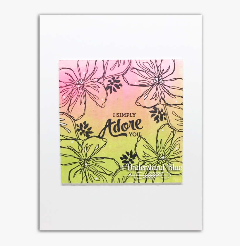 Penned & Painted Direct To Paper Sample By Understand - Hawaiian Hibiscus, transparent png #851486