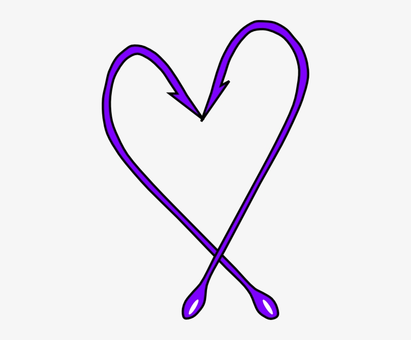 Download How To Set Use Fishing Hook Heart Clipart Free Transparent Png Download Pngkey