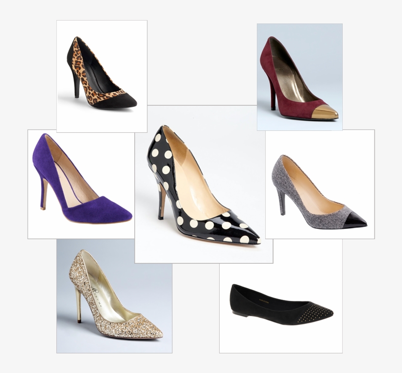 Asos Lily Studded Point Ballet Flats - Suit, transparent png #851544