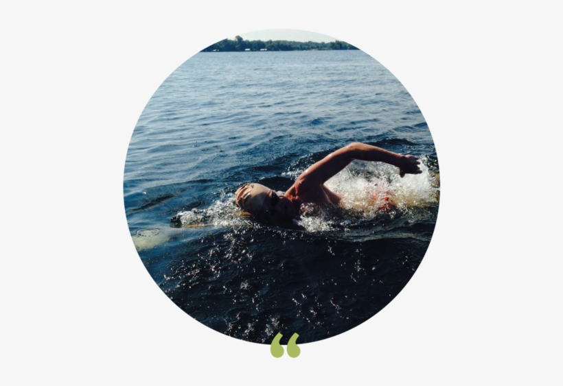 Michael Can Work Out Without Any Neck Tension - Swimming, transparent png #851663