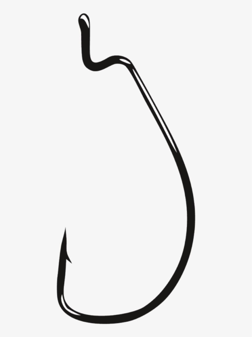 Gamakatsu Offset Ewg Hook - 3 0 Wide Gap Hook, transparent png #851756