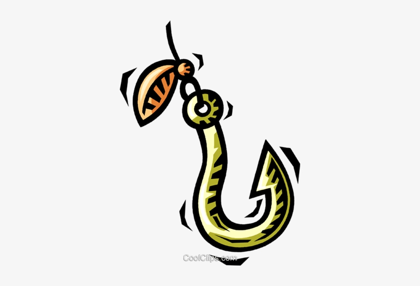 Fishing Hook Royalty Free Vector Clip Art Illustration - Anzol Png, transparent png #852042