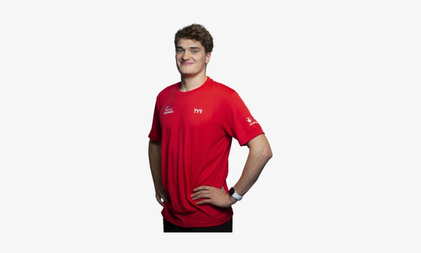 James Wilby Swimmer - Red Nike Track Top, transparent png #852060