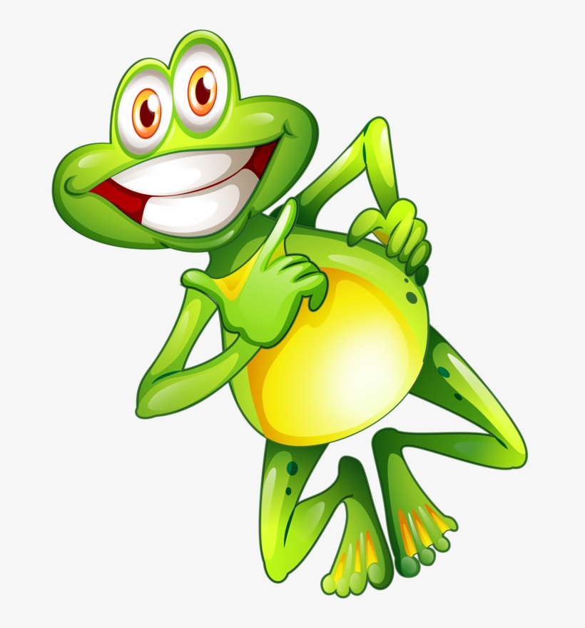 Png Clip Art And Snail Leap - Three Frog Cartoon, transparent png #852064