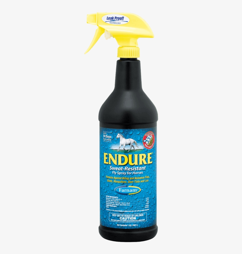 32 Oz / Spray - Endure Anti-mouche Cheval Anti-insecte Et Anti-mouche, transparent png #852222