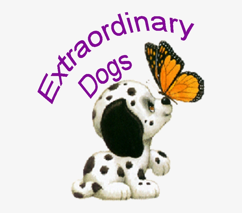 Our Lifelong Friends Clipart Stock - Dalmatian Puppy With Butterfly Stationery Printer Paper, transparent png #852392