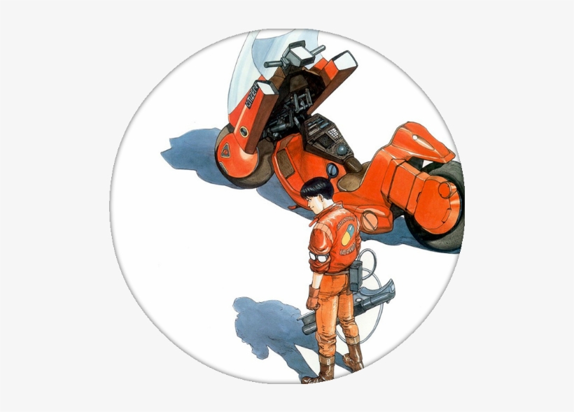 Art Of Animation - Kaneda Motorcycle Bike Akira Anime Manga Art 32x24, transparent png #852733
