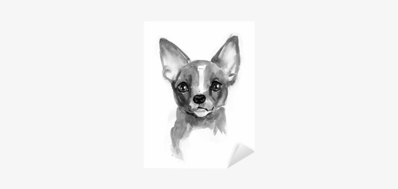 Chihuahua Dog, Cute Face, Chiwawa Puppy, Watercolor - Chihuahua, transparent png #852970