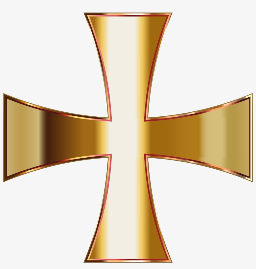 This Free Icons Png Design Of Gold Maltese Cross No, transparent png #853027