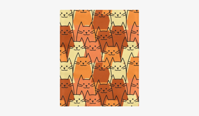 Cute Cats Duvet Cover 86"x70" - Cute Cats Tote Handbag, transparent png #853143
