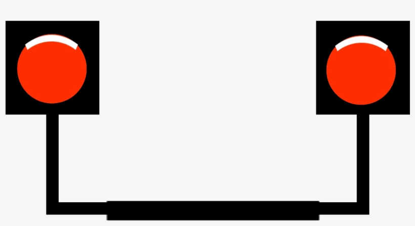 Flashing Red Lights Tha 1 - Traffic Sign, transparent png #853495