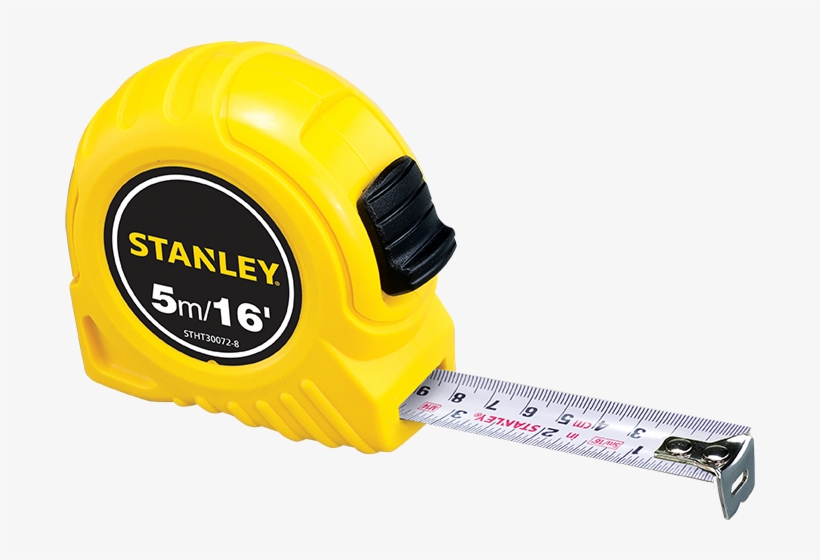 Hand Tools & Storage - Stanley Tylon 8m/26 Measuring Tape, transparent png #853655