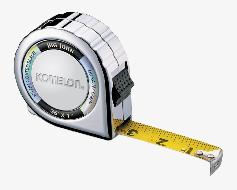 Komelon 535c Big John 35-foot Chrome Power Measuring, transparent png #853758