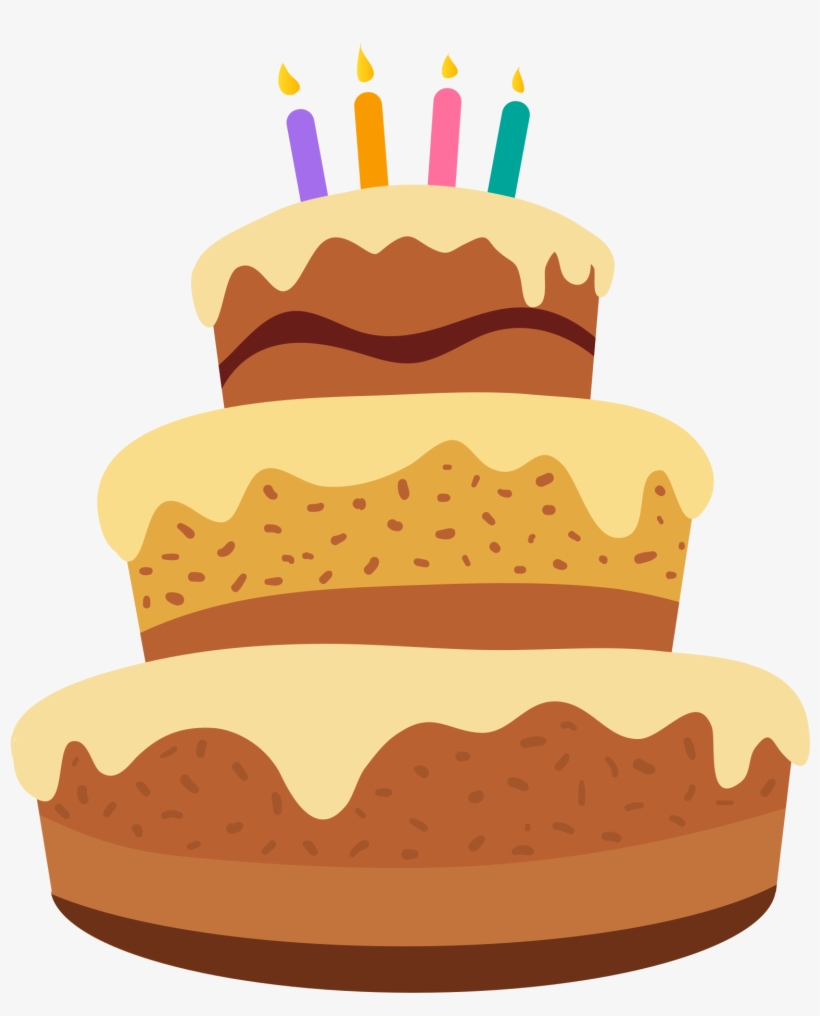 Cartoon Cake Png - Happy Birthday Cake Cartoon, transparent png #854050