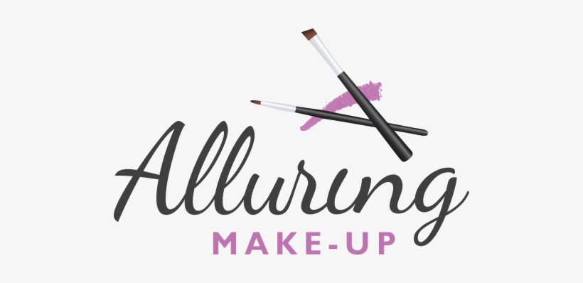 Alluring Makeup Logo Menu - Make Up Png Logo, transparent png #854118