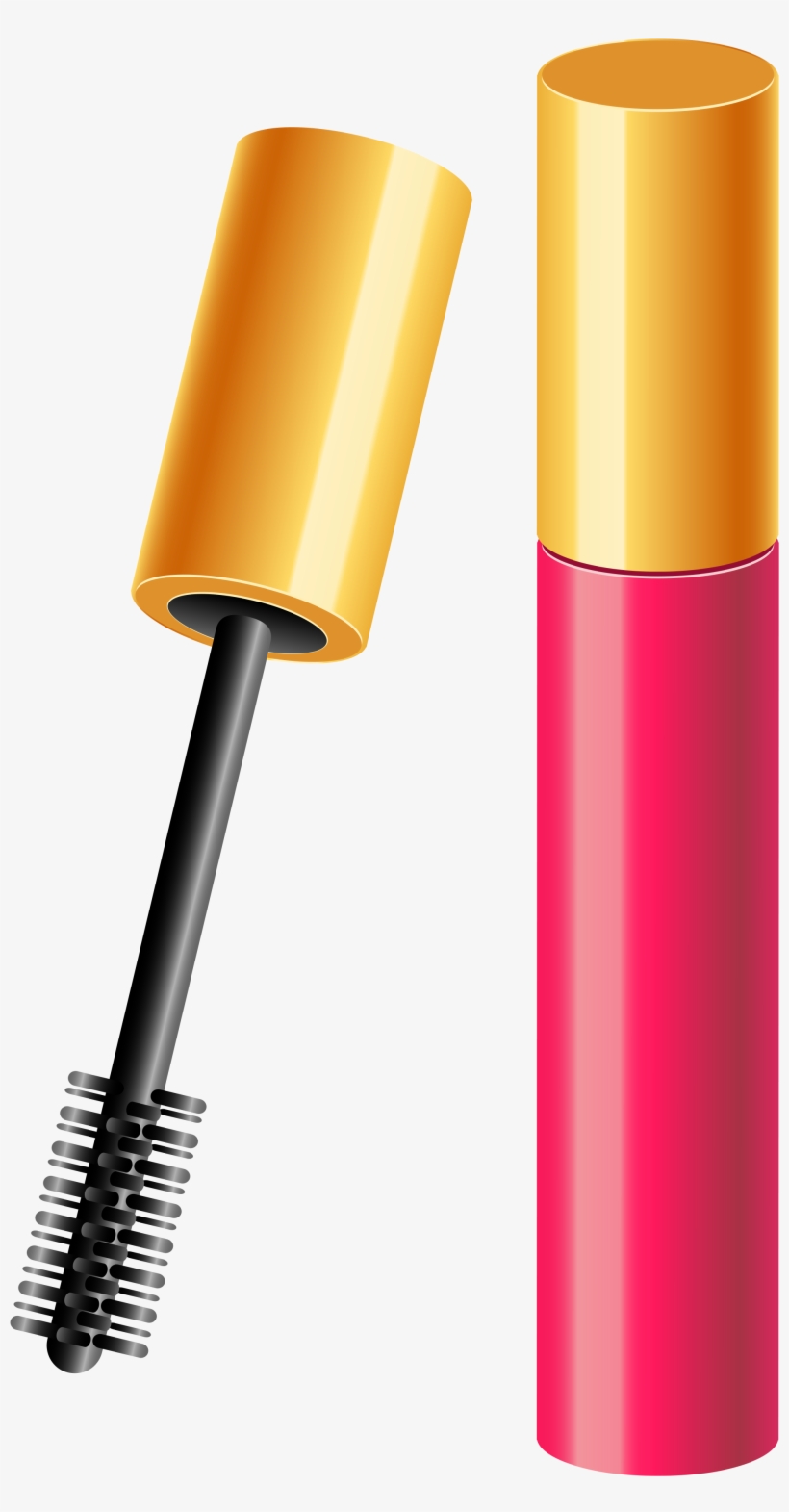 Black And White Download Makeup Clipart Png - Mascara Clipart, transparent png #854198