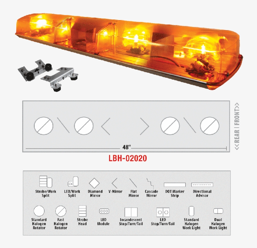 Star Halogen/strobe Combo Warning Bar Star Warning, transparent png #854401