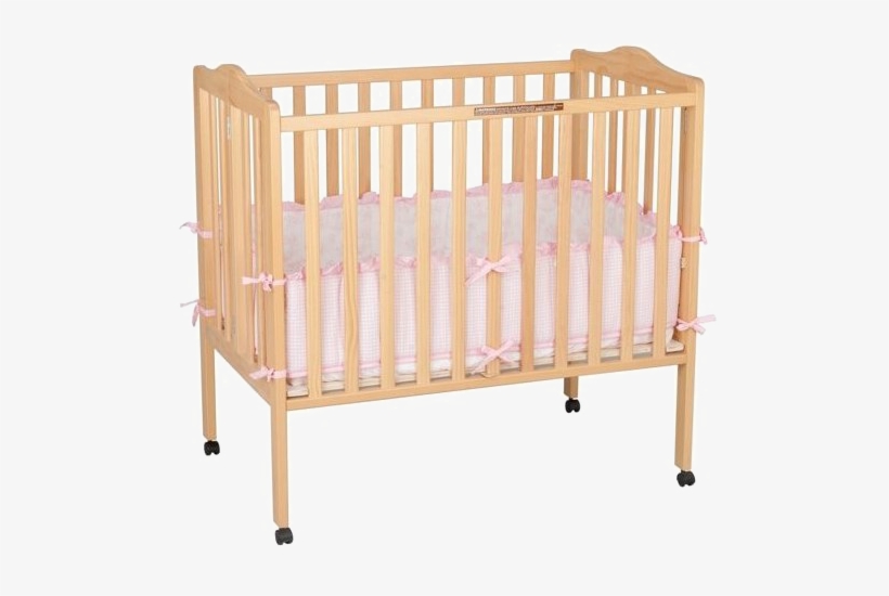 Crib Png Photo - Delta 3-in-1 Portable Folding Crib - Natural, transparent png #854425