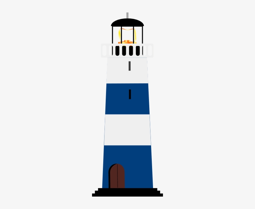 Building Clipart Blue Lighthouse Clipart Gallery ~ - Lighthouse Clip Art, transparent png #854730