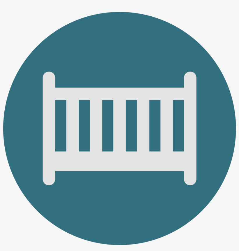 Crib Icon - Graphic Design, transparent png #854747