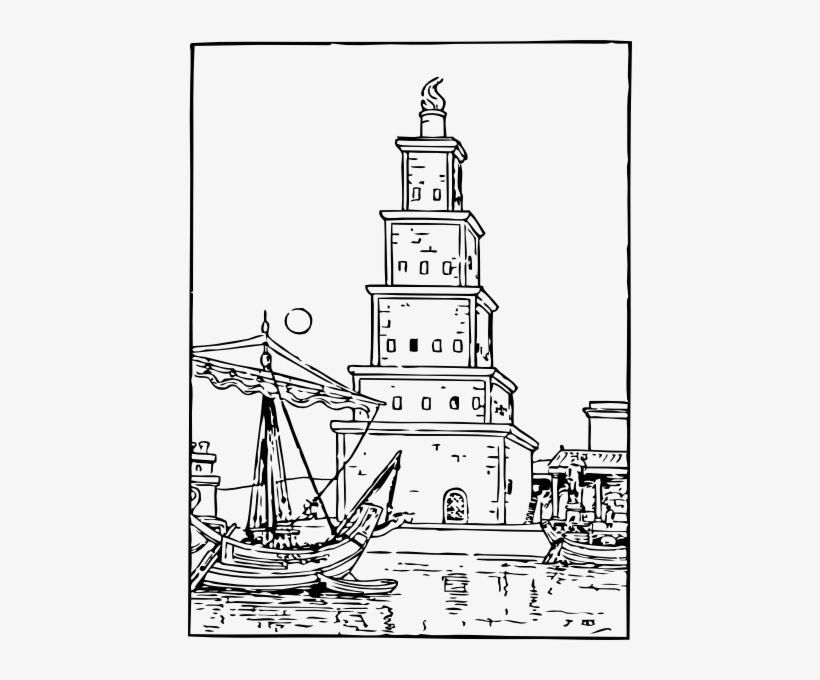 How To Set Use Ancient Lighthouse Svg Vector, transparent png #854753