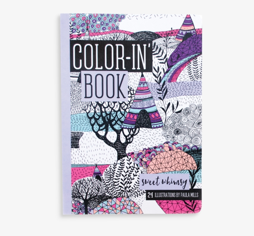 Sweet Whimsy Travel Size Color-in' Book - Whimsical Travel Size Color-in' Book [book], transparent png #854821