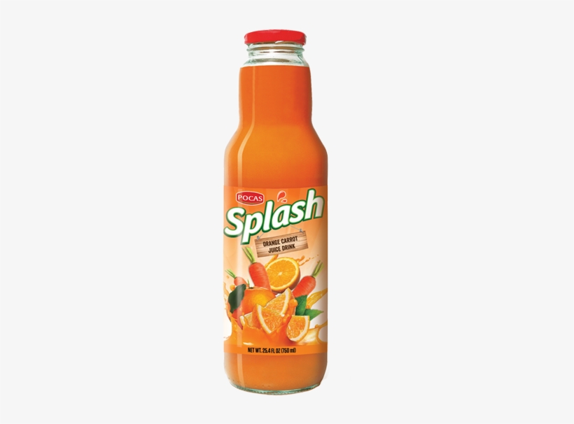 Orange Carrot / Pineapple Carrot / Mango Carrot - Splash Mango Carrot Juice Drink 300ml 300ml, transparent png #855384
