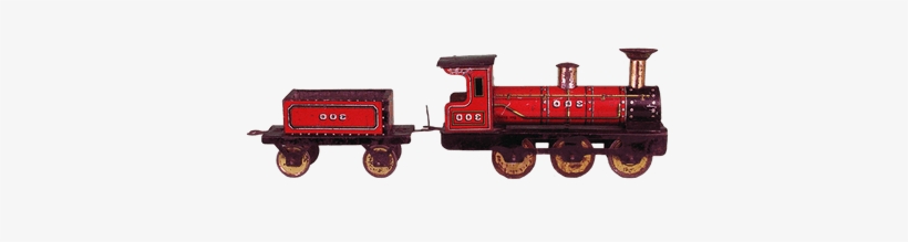 Vintage Tin Toy Train - Train Toy Png, transparent png #855467