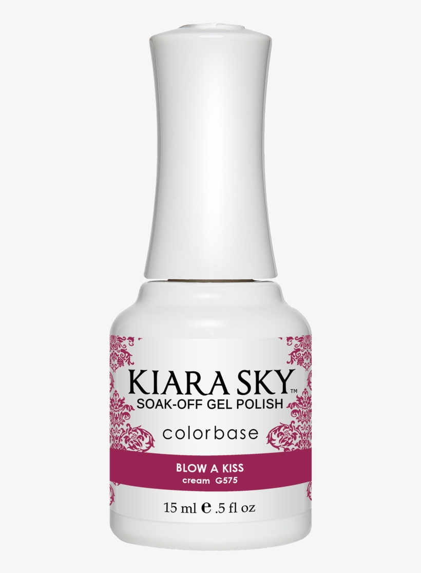 Kiara Sky Nail Polish Colors - Kiara Sky (blue) Gel Polish Out, transparent png #856220