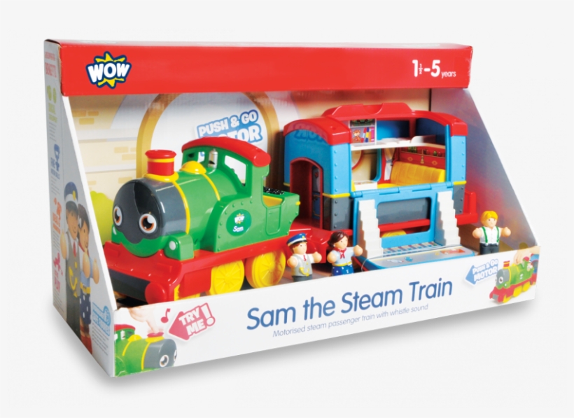 Wow Toys Sam The Steam Train, transparent png #856599