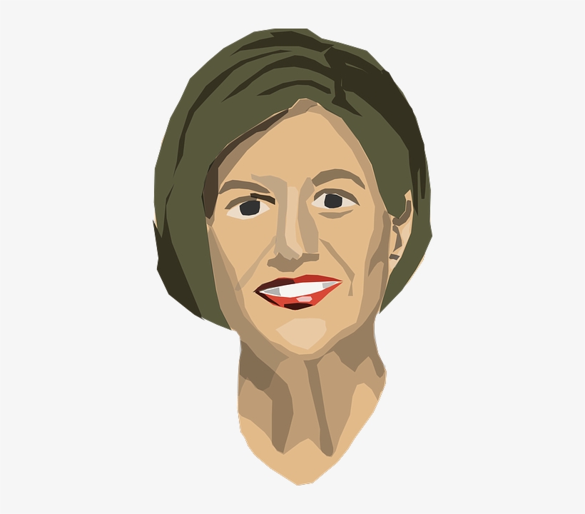 Woman, Face, Portrait, Person, Man, Drawing, Clipart - Draw Andrea Horwath, transparent png #856626