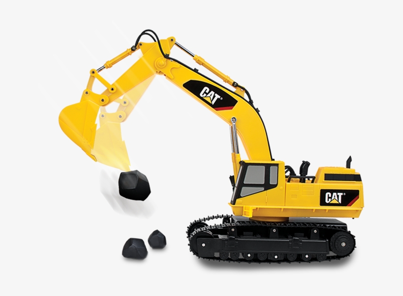 Massive Machine™ Excavator L&s Motorized - Caterpillar Toy Crane Massive Machine, transparent png #856760