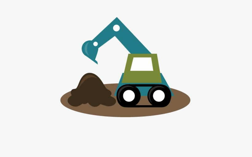 Backhoe Svg File Excavator Svg File Tractor Svg Files Excavator Cartoon Png Free Transparent Png Download Pngkey