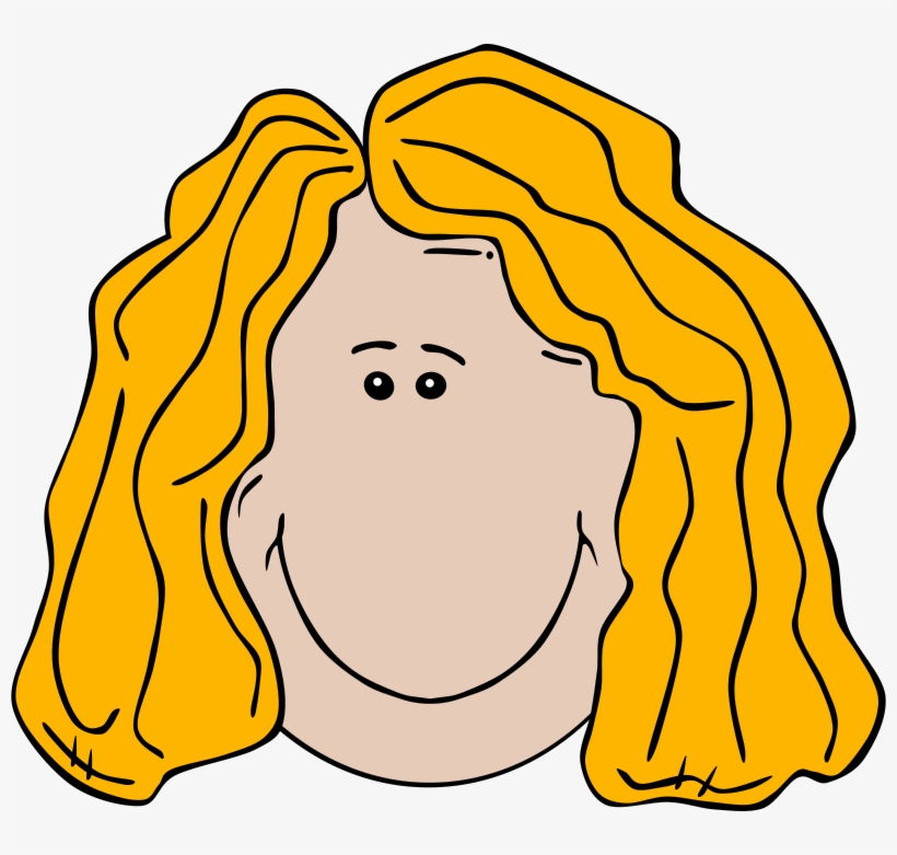 Head Clipart Woman - Girl Sad Face Clipart, transparent png #856882