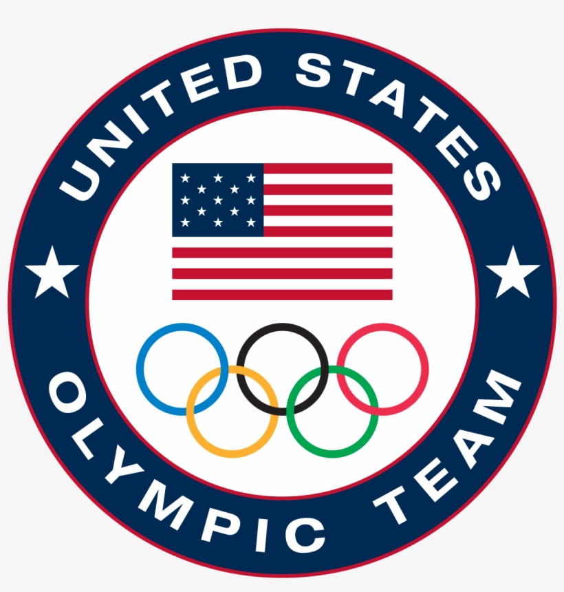Free Flag Clipground American - Usa 2018 Olympic Team Logo, transparent png #857112