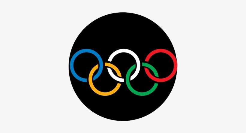 Olympic Rings Colour Full Colour Glass Gobo - Color, transparent png #857243