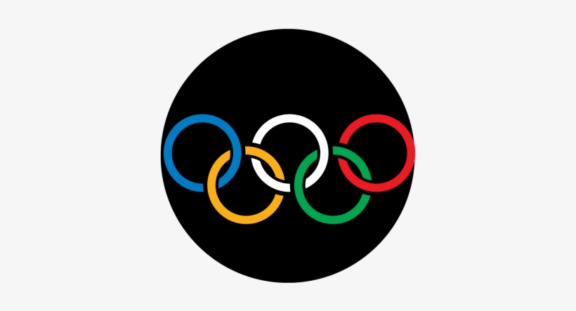 Olympic Rings Colour Full Colour Glass Gobo - Color, transparent png #857243