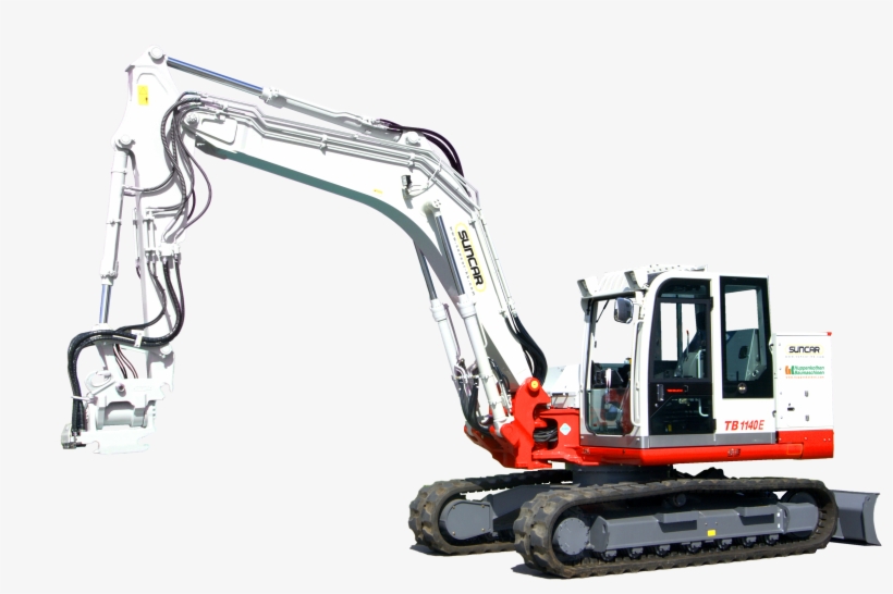Picture Excavator Tb1140e - Takeuchi Tb 1140 E, transparent png #857264