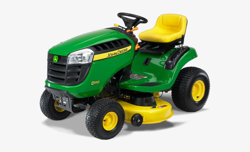 D110 Lawn Tractor - 2013 John Deere Lawn Mowers, transparent png #857314