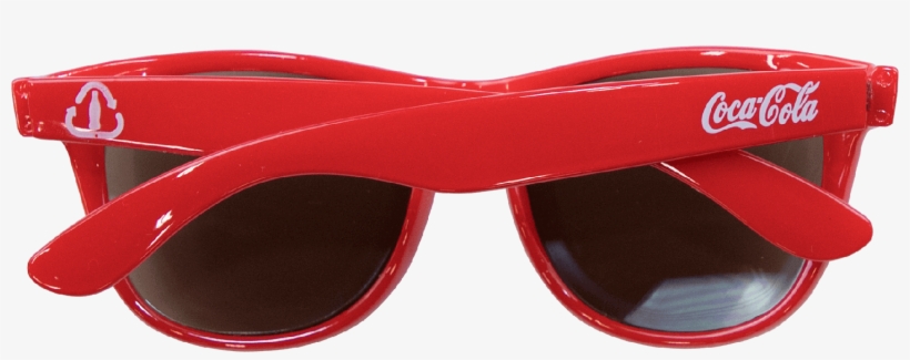 Coca-cola Recycled Bottle Script Sunglasses Red - Coca Cola Sunglasses, transparent png #857397