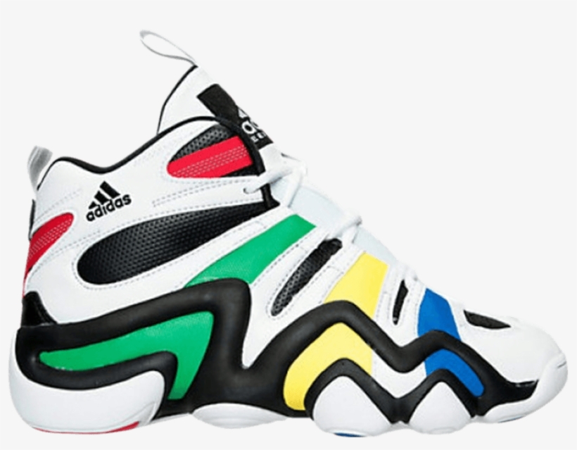 Crazy 8 'olympic Rings' - Adidas Retro Basketball Shoes, transparent png #857615