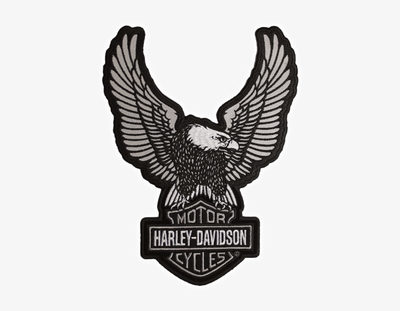 Up-wing Reflective Eagle Emblem - Harley Eagle Patches, transparent png #857943